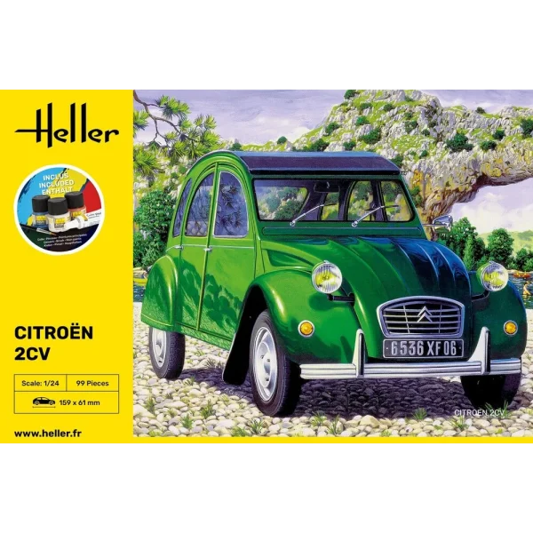 1000567650-2 Heller - STARTER KIT Citroen 2 CV - 56765