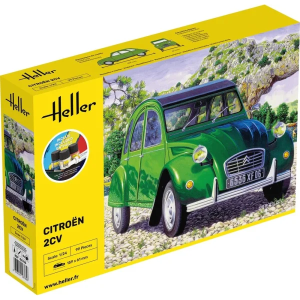 1000567650 Heller - STARTER KIT Citroen 2 CV - 56765