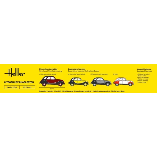 Heller - STARTER KIT Citroen 2CV Charleston - 56766