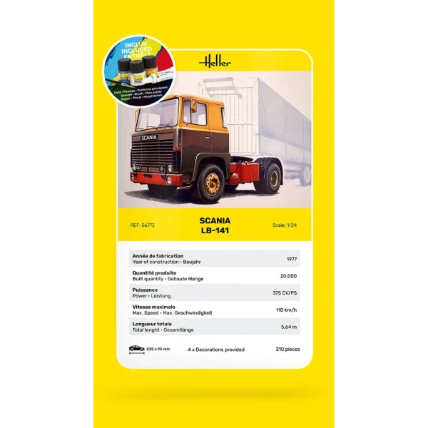 1000567730-card Heller - STARTER KIT Truck LB-141 - 56773