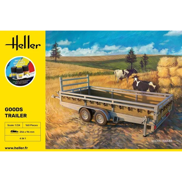 Heller - STARTER KIT Goods Trailer - 56778