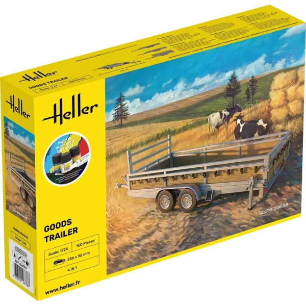 Heller - STARTER KIT Goods Trailer - 56778
