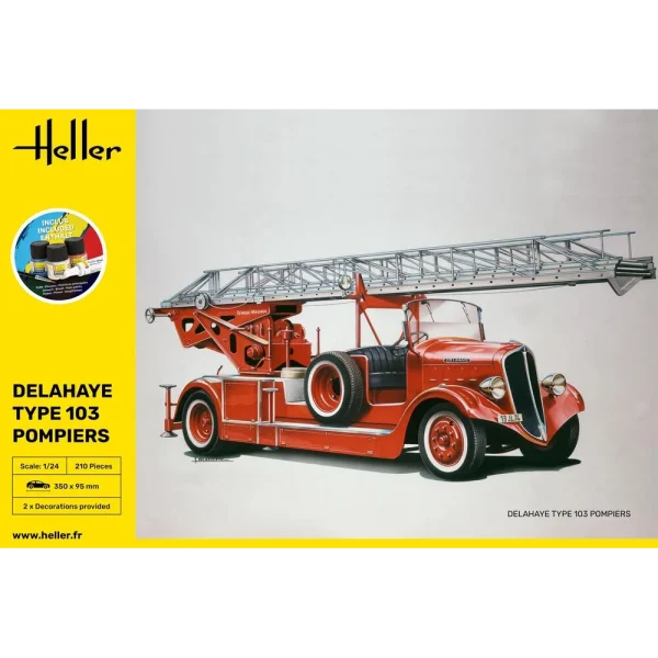Heller - STARTER KIT Delahaye Type 103 Pompiers - 56780