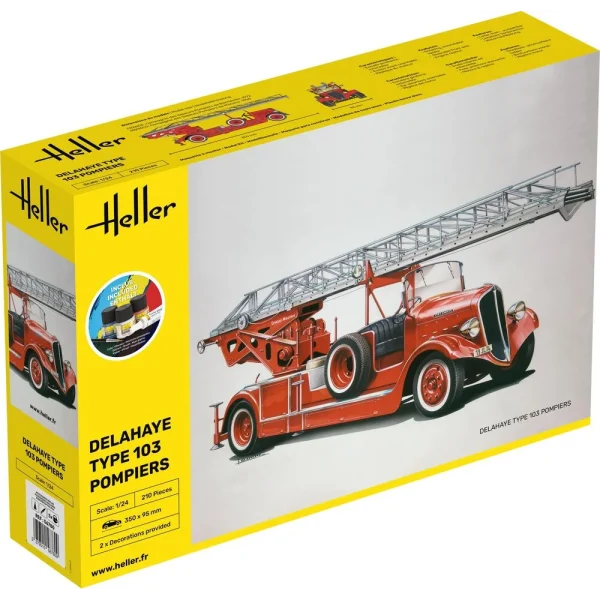 Heller - STARTER KIT Delahaye Type 103 Pompiers - 56780
