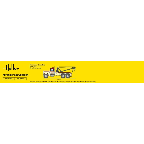 Heller - STARTER KIT Peterbilt 359 Wrecker - 56794