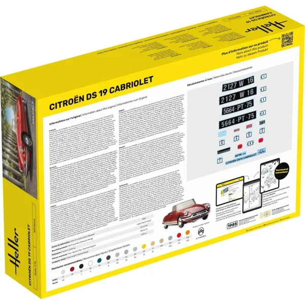 1000567960-1 Heller - STARTER KIT Citroen DS 19 Cabriolet - 56796