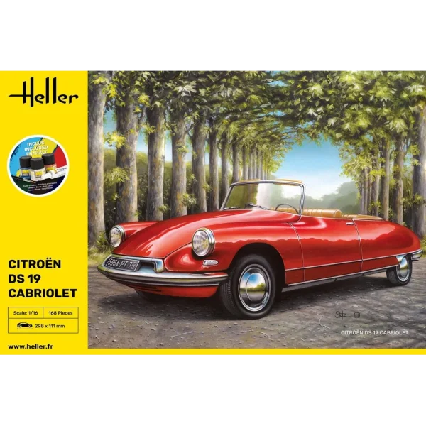 1000567960-2 Heller - STARTER KIT Citroen DS 19 Cabriolet - 56796