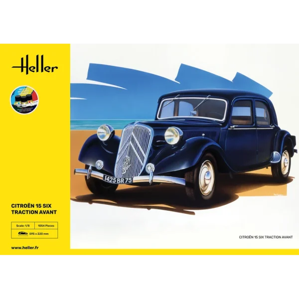 1000567990-2 Heller - STARTER KIT Citroen 15 SIX Traction Avant - 56799