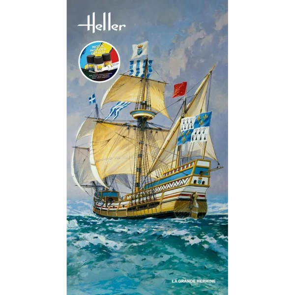 1000568410-2 Heller - STARTER KIT La Grande Hermine - 56841