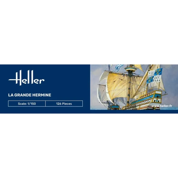 1000568410-4 Heller - STARTER KIT La Grande Hermine - 56841