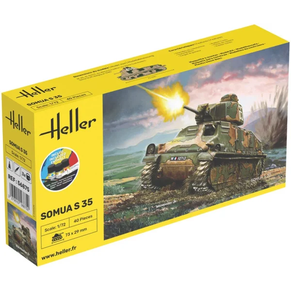 Heller - STARTER KIT Somua S35 - 56875