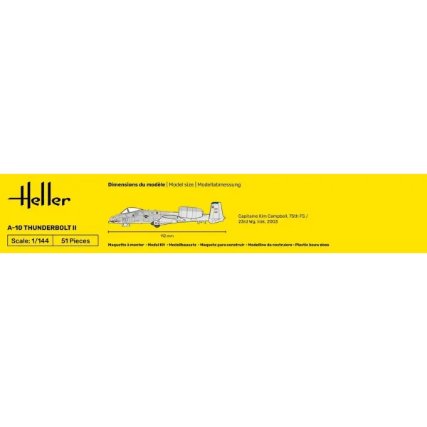 1000569120-4 Heller - STARTER KIT A-10 Thunderbolt II - 56912