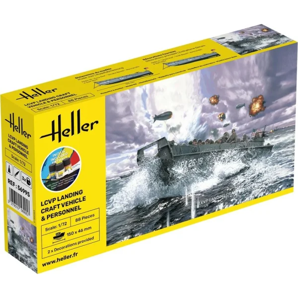 1000569950 Heller - STARTER KIT LCVP Landing Craft Vehicle & Personnel - 56995