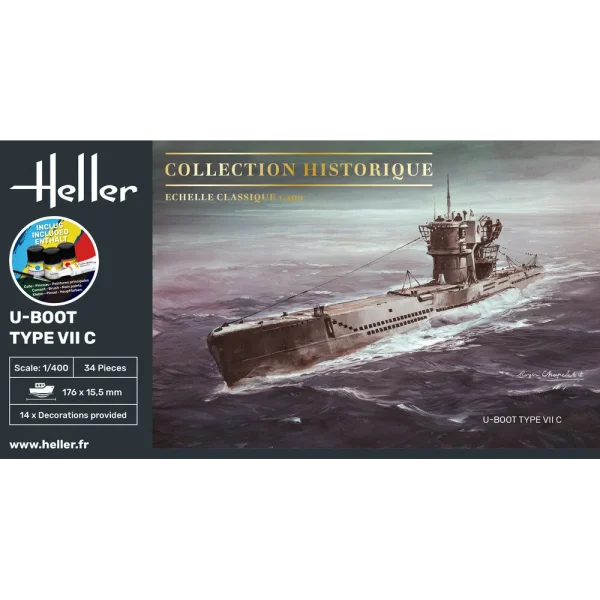 1000570020-2 Heller - STARTER KIT U-Boot Type VII C - 57002