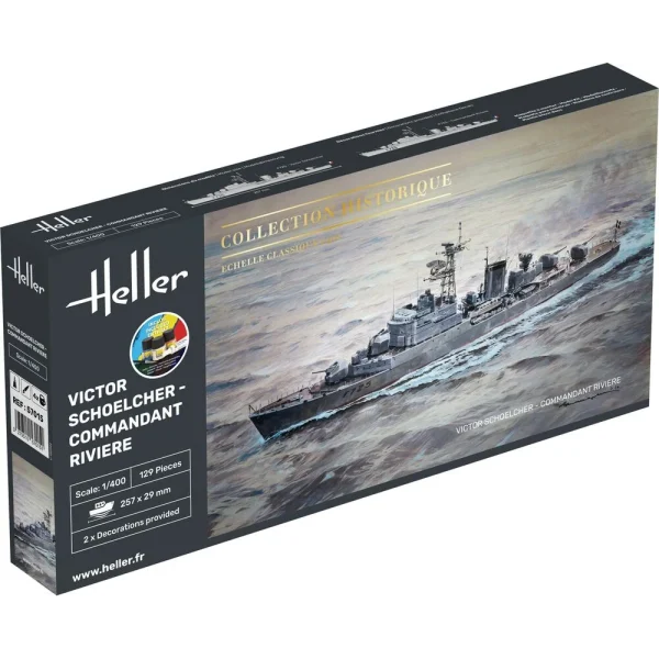 1000570150 Heller - STARTER KIT Victor Schoelcher - Commandant Riviere - 57015