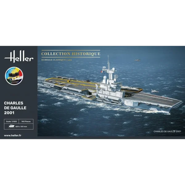 1000570720-2 Heller - STARTER KIT Charles de Gaulle - 57072