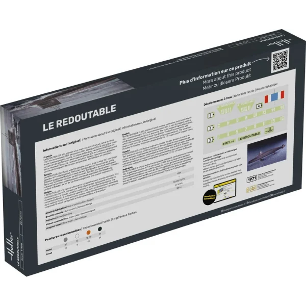 1000570750-1 Heller - STARTER KIT U-Boot S/M Redoutable - 57075