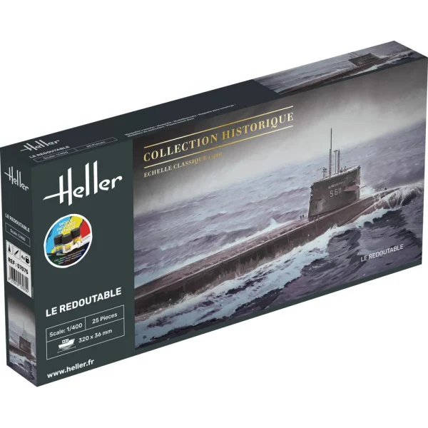 1000570750 Heller - STARTER KIT U-Boot S/M Redoutable - 57075