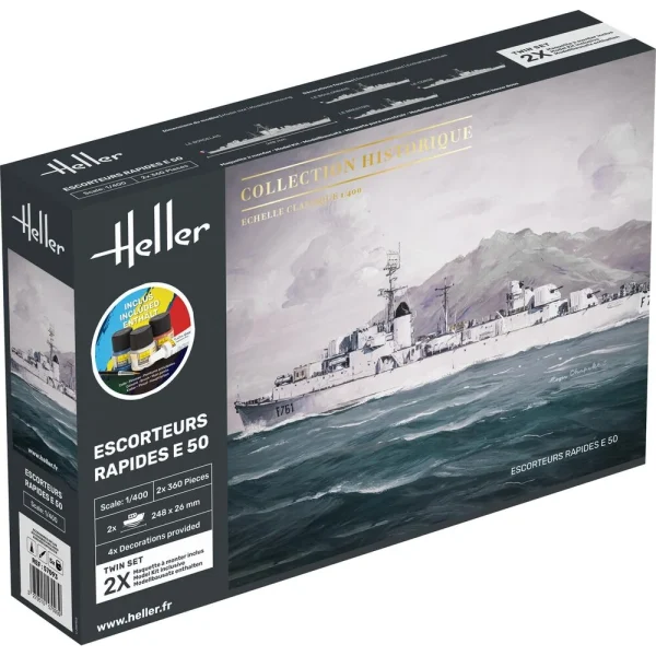 1000570930 Heller - STARTER KIT Escorteurs Rapides E 50 - 57093