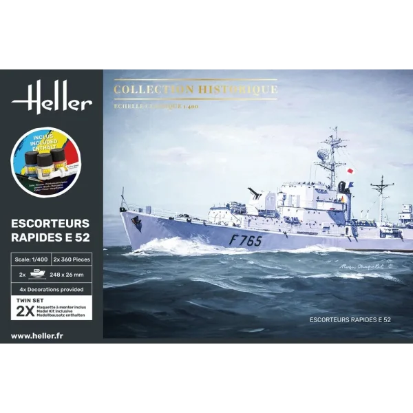 1000570940-2 Heller - STARTER KIT Escorteurs Rapides E 52 - 57094