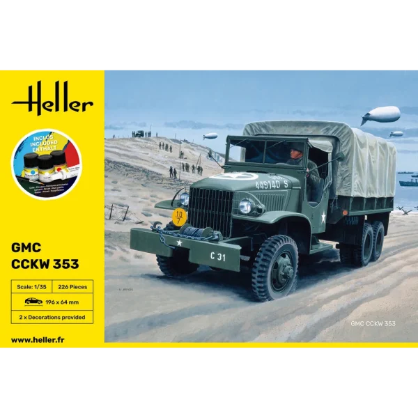 Heller - STARTER KIT GMC CCKW 353 - 57121