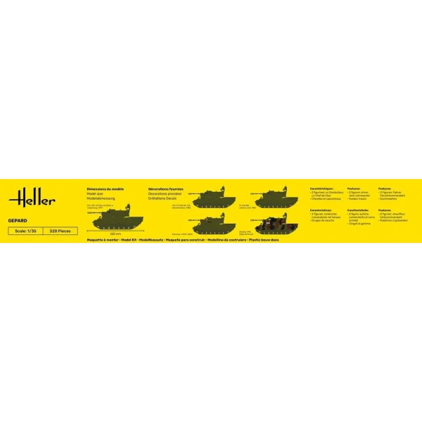 1000571270-4 Heller - STARTER KIT Gepard - 57127