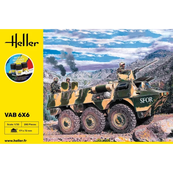 1000571410-2 Heller - STARTER KIT VAB 6x6 - 57141