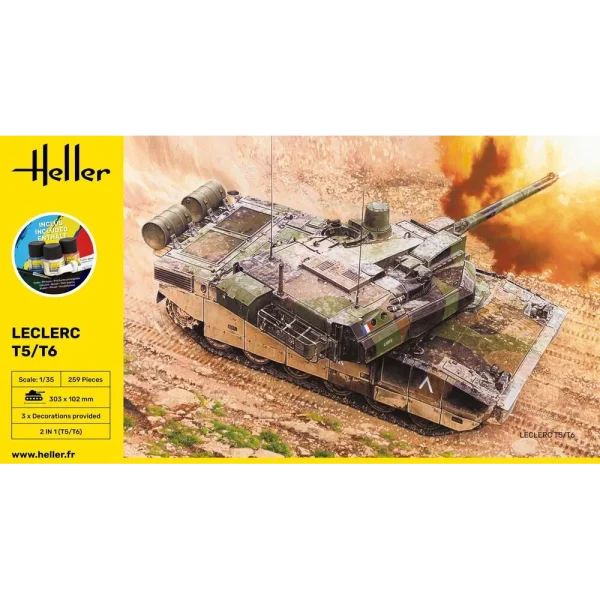 1000571420-2 Heller - STARTER KIT Leclerc T5/T6 - 57142