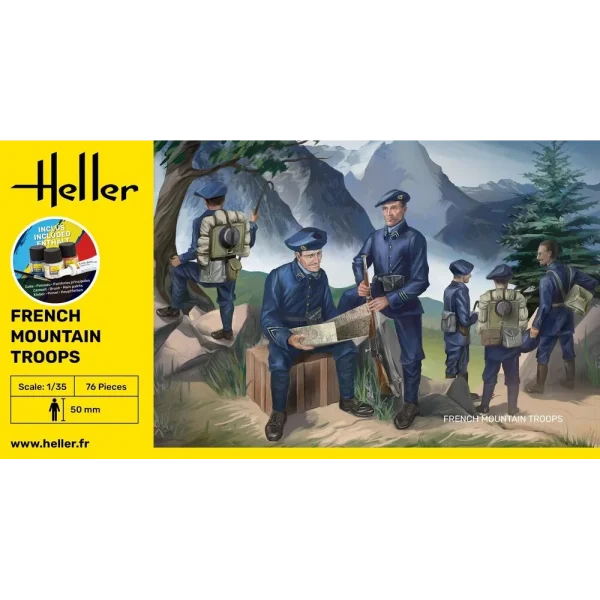Heller - STARTER KIT French Mountain Troops - 57223