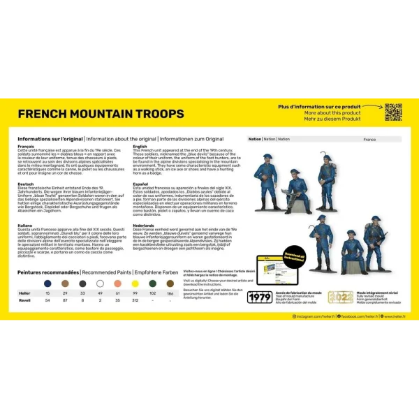 Heller - STARTER KIT French Mountain Troops - 57223