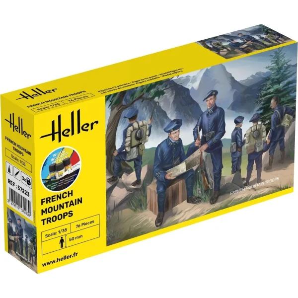 1000572230 Heller - STARTER KIT French Mountain Troops - 57223