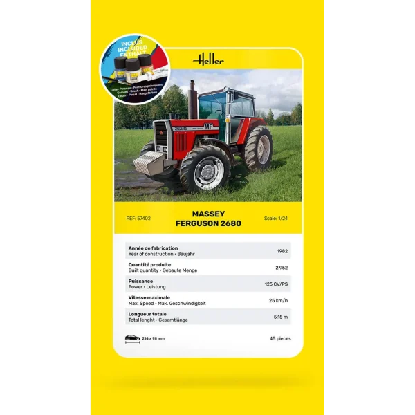 Heller - STARTER KIT Massey Ferguson 2680 - 57402