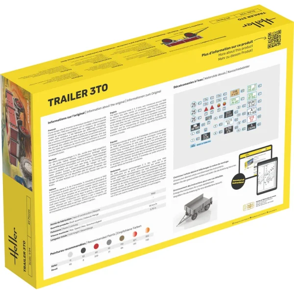 Heller - STARTER KIT Trailer 3to - 57410
