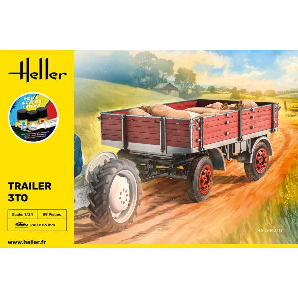 Heller - STARTER KIT Trailer 3to - 57410