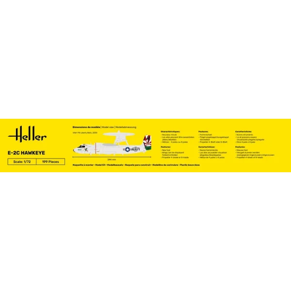 1000583000-4 Heller - STARTER KIT E-2C Hawkeye - 58300