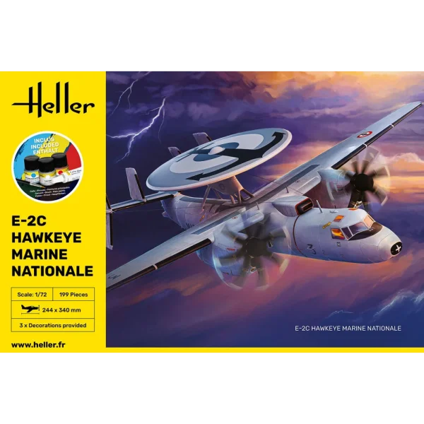 Heller - STARTER KIT E-2C Hawkeye Marine Nationale - 58302