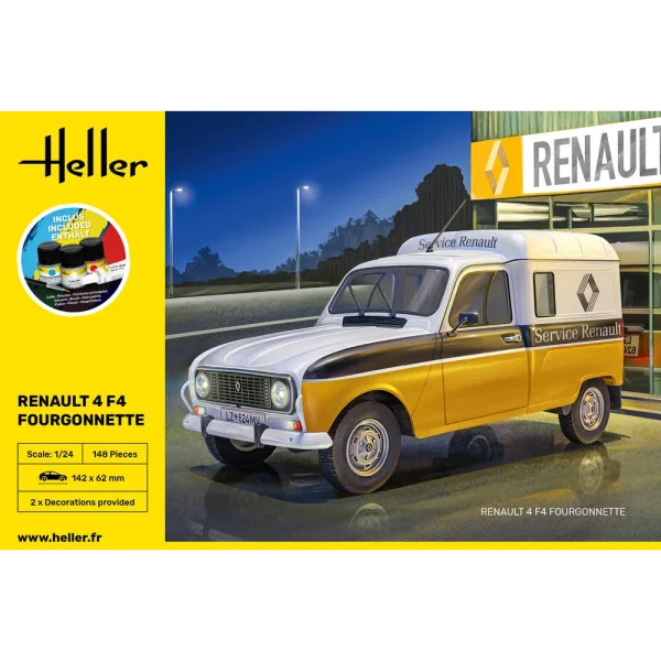 Heller - STARTER KIT Renault 4 F4 Fourgonette - 58700