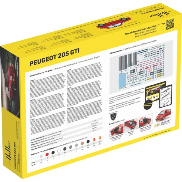 1000587050-1 Heller - STARTER KIT Peugeot 205 GTI - 58705