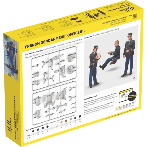 1000587510-1 Heller - STARTER KIT French Gendarmerie Officers - 58751