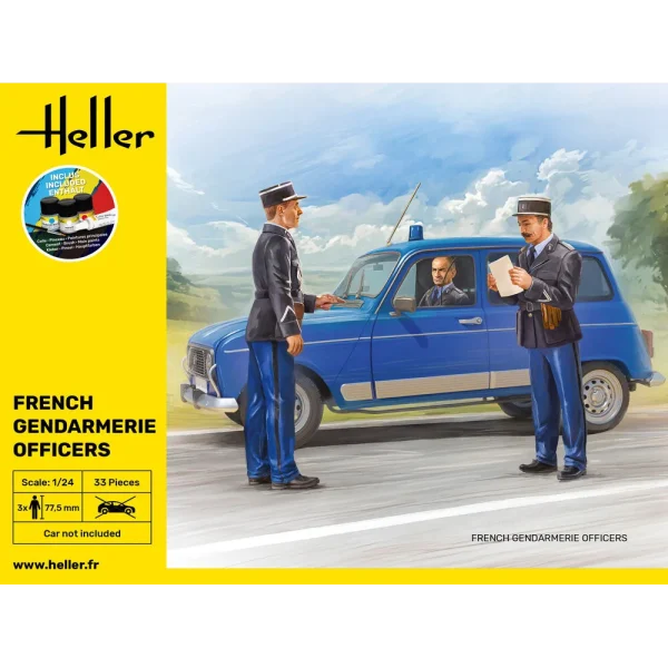 1000587510-2 Heller - STARTER KIT French Gendarmerie Officers - 58751