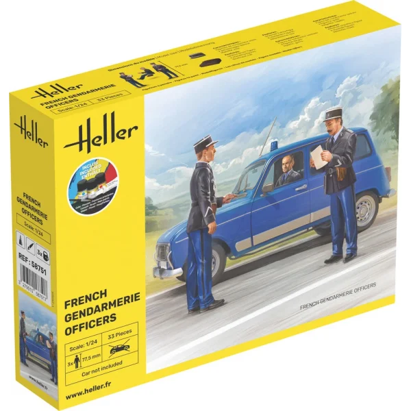 1000587510 Heller - STARTER KIT French Gendarmerie Officers - 58751