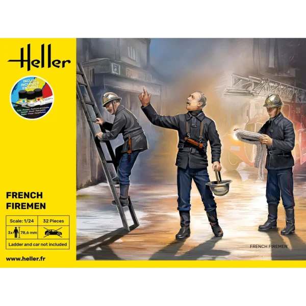 1000587530-2 Heller - STARTER KIT French Firemen - 58753