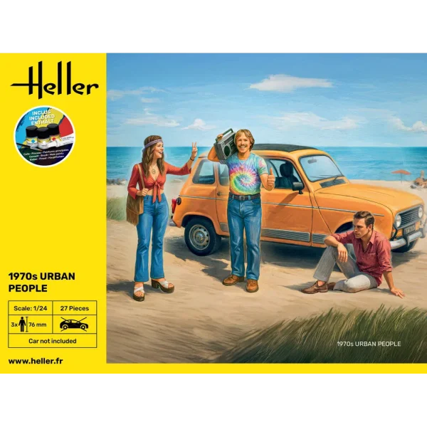 1000587570-2 Heller - STARTER KIT 1970s Urban People - 58757