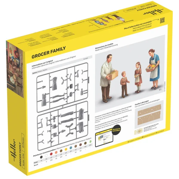 1000587580-1 Heller - STARTER KIT Grocer Family - 58758
