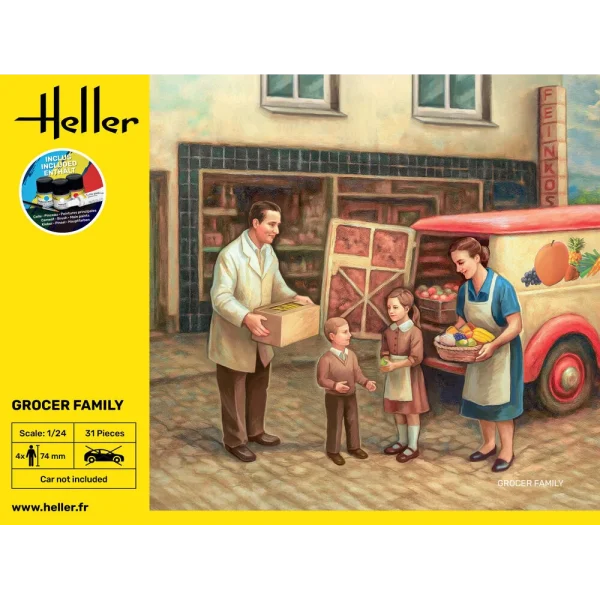 1000587580-2 Heller - STARTER KIT Grocer Family - 58758