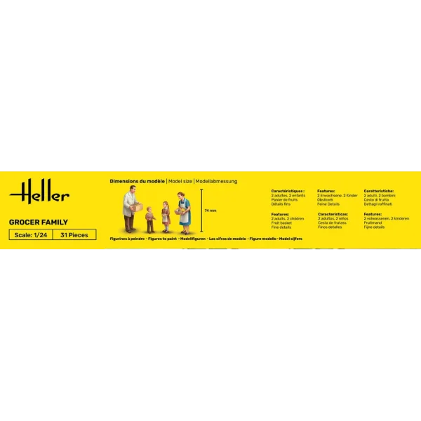 1000587580-4 Heller - STARTER KIT Grocer Family - 58758