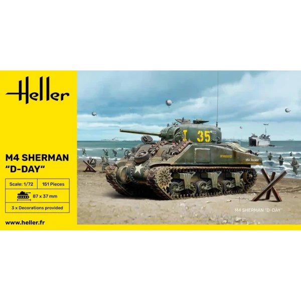 1000798920-2 Heller - M4 Sherman D-Day - 79892
