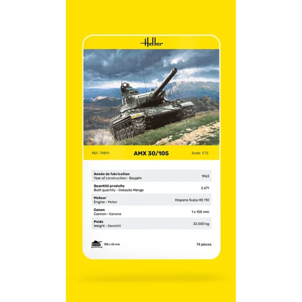 1000798990-card Heller - AMX 30/105 - 79899