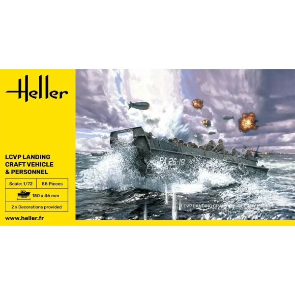 1000799950-2 Heller - LCVP Landing Craft Vehicle & Personnel - 79995