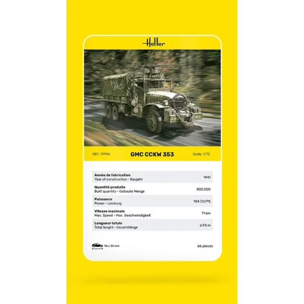Heller - GMC CCKW 353 - 79996